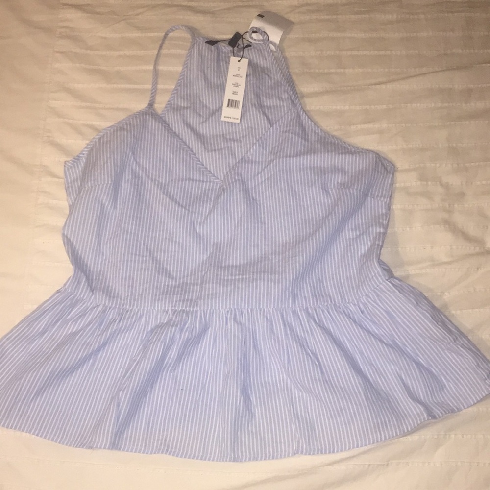 Baby blue stripes